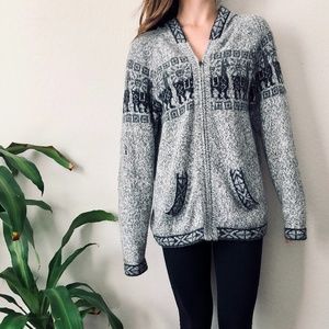 Peru Zip-Up Sweater
